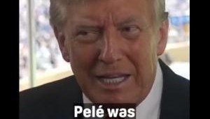 足坛历史最佳？特朗普：我曾看过贝利踢球，他太棒了，我会选他